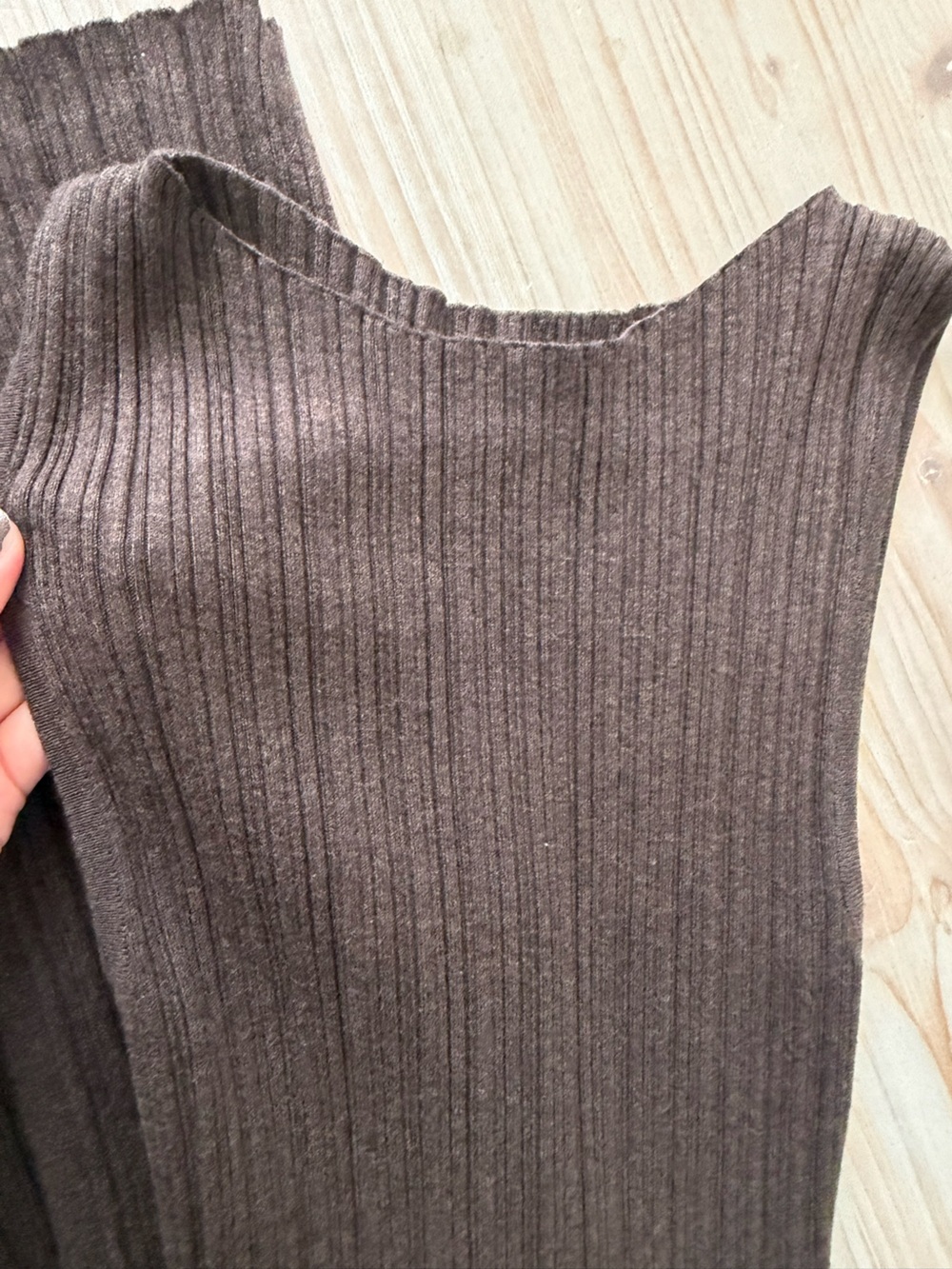 Quince Cotton Cashmere Blend Knit Midi Dress - Picture 3 of 5